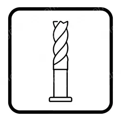 70 degree 4-edge tungsten steel milling cutter