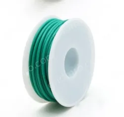 Silicone high temperature cable 17AWG Green