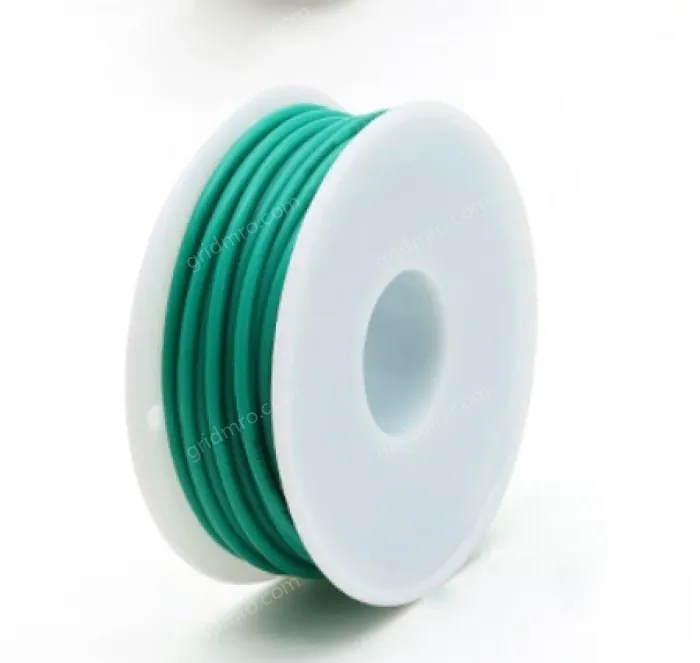 Silicone high temperature cable 17AWG Green