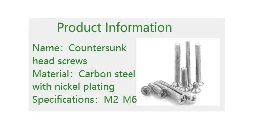 Electronic screws M3*12