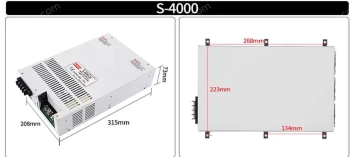 High-power switching power supply 4000W 220V