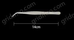 Stainless steel tweezers Curved tip (304 models) 14cm