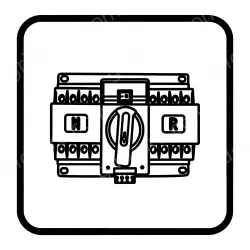 Dual power automatic transfer switch