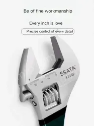 Smooth handle 8 inches, opening 29mm-05302