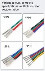 LED light connecting cable 16AWG*6 and (26/0.254TS)