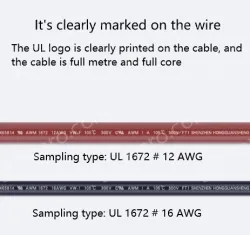 Transformer Cable 14AWG Blue