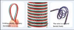 LED light connecting cable 22AWG*4 and (17/0.16TS)