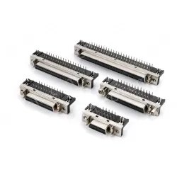 SCSI Connector Series 90 Degree PCB Board-to-Board Servo 100-PIN Headers