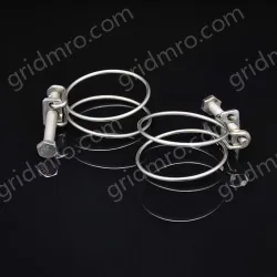 Double steel wire hose clamp 201 material 25-29*2 [wire diameter]