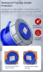 4 pole 63A plug