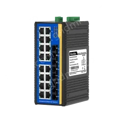 4 Ports 100M F(x) + 16 Ports 10/100M T(x) Din-Rail Unmanaged Industrial Ethernet Switch
